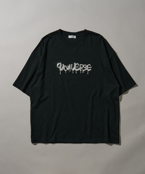 WEGO(ウィゴー)の「WEGO/メタリックロゴT(Tシャツ/カットソー・メンズ・ホワイト/ブラック・MEDIUM/LARGE)」の11枚目の写真