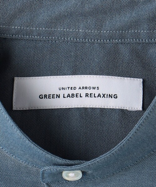 green label relaxing(グリーンレーベルリラクシング)の「エブリット コットンオックス ムジ バンドカラー シャツ -イージーアイロン-(シャツ/ブラウス・メンズ・ライトグレー/コバルトブルー・S/M/L/XL)」の22枚目の写真