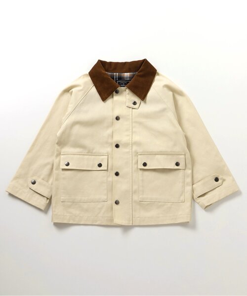 apres les cours(アプレレクール)の「ハンティングジャケット(ブルゾン・キッズ・アイボリー/ブラック・100/110/120/130/80/90)」の20枚目の写真