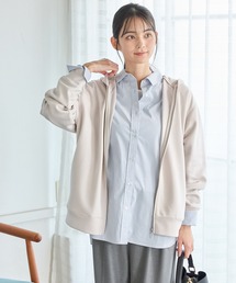 Honeys（ハニーズ）の「【WEB限定】大人のゆるジップパーカー（パーカー）」
