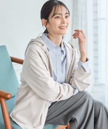 Honeys（ハニーズ）の「【WEB限定】大人のゆるジップパーカー（パーカー）」