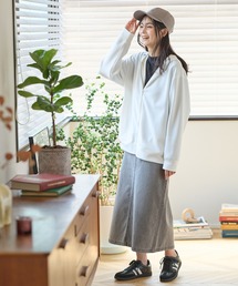 Honeys（ハニーズ）の「【WEB限定】大人のゆるジップパーカー（パーカー）」