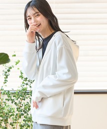 Honeys（ハニーズ）の「【WEB限定】大人のゆるジップパーカー（パーカー）」