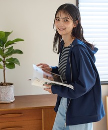 Honeys（ハニーズ）の「【WEB限定】大人のゆるジップパーカー（パーカー）」