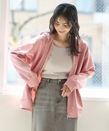 Honeys（ハニーズ）の「【WEB限定】大人のゆるジップパーカー（パーカー）」