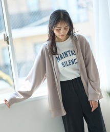 Honeys（ハニーズ）の「【WEB限定】大人のゆるジップパーカー（パーカー）」