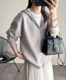 Honeys（ハニーズ）の「【WEB限定】大人のゆるジップパーカー（パーカー）」