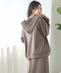 Honeys（ハニーズ）の「【WEB限定】大人のゆるジップパーカー（パーカー）」