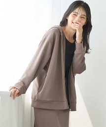 Honeys（ハニーズ）の「【WEB限定】大人のゆるジップパーカー（パーカー）」