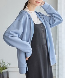 Honeys（ハニーズ）の「【WEB限定】大人のゆるジップパーカー（パーカー）」