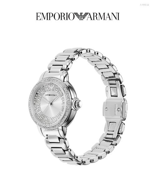 EMPORIO ARMANI(エンポリオアルマーニ)の「エンポリオ・アルマーニ 腕時計 レディース アナログ ステンレス AR11632(アナログ腕時計・レディース・シルバー・FREE)」の10枚目の写真