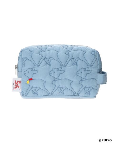 ehka sopo(エヘカソポ)の「【アルプスの少女ハイジ】キルティングポーチ(ハンドバッグ・レディース・オフホワイト/レッド/ブルー・F)」の4枚目の写真