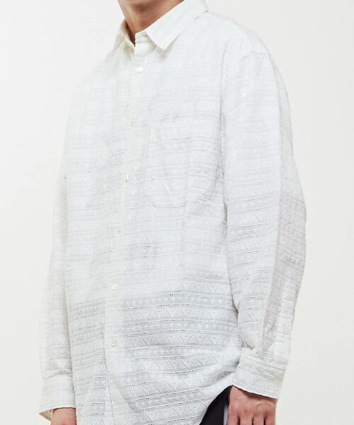 【セール】SCALLOPED EMBROIDERY SHIRTS（シャツ/ブラウス）｜CONVERSE TOKYO（コンバーストウキョウ）
