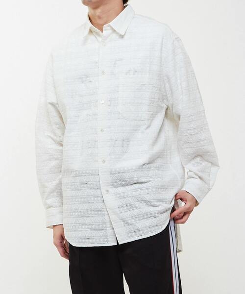 【セール】SCALLOPED EMBROIDERY SHIRTS（シャツ/ブラウス）｜CONVERSE TOKYO（コンバーストウキョウ）
