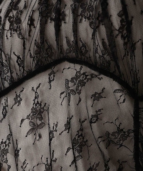 FOREVER 21(フォーエバー トゥエンティーワン)の「【2024FW】レースシャーリングキャミワンピース(ワンピース・レディース・ブラック/ナチュラル・FREE)」の19枚目の写真