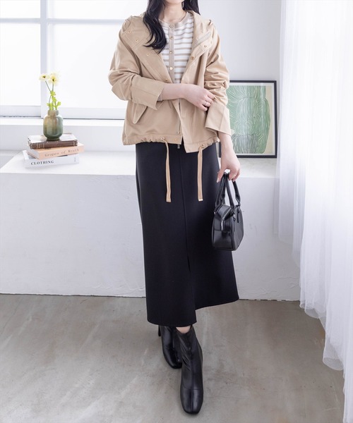 clear（クリア）の「≪再入荷≫マウンテンパーカー［大人 カジュアル 着回し力抜群］（マウンテンパーカー・レディース・ネイビー/ベージュ・F）」の20枚目の写真