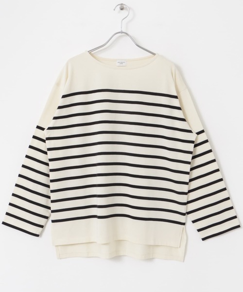 URBAN RESEARCH DOORS(アーバンリサーチドアーズ)の「パネルボーダーロングTシャツ(Tシャツ/カットソー・レディース・ネイビー/アイボリー/オフホワイト・MEDIUM)」の8枚目の写真