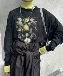 BOTANICAL SHEER LONG TEE