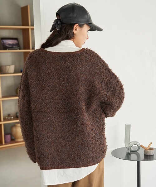 FREAK&#39;S STORE - aya◼︎新品タグ付き◼︎ フリークスストア ペルーニットカーディガン FREAK'S STORE - aya様専用◼︎新品タグ付き◼︎ フリークス