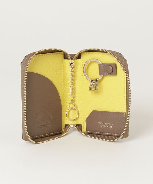 2284【新品 定価2.2万円】ラルコバレーノ★スマートWキーケース★ L'arcobaleno（ラルコバレーノ）スマートWキーケース/LA122GT