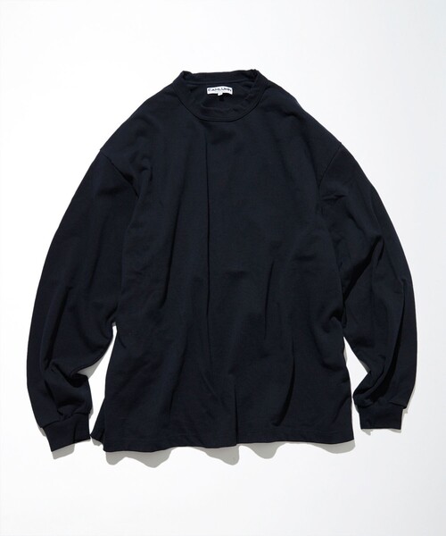 CAHLUMN（カウラム）の「CAHLUMN/カウラム Heavy Weight Jersey Long Sleeve Tee/ヘビーウェイト ジャージー ロングスリーブTシャツ（Tシャツ/カットソー・メンズ・ブラック/ホワイト/ブラウン/インディゴブルー・LARGE/MEDIUM/X-LARGE/XX-LARGE）」の6枚目の写真