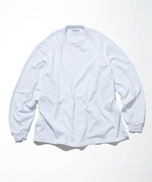 CAHLUMN（カウラム）の「CAHLUMN/カウラム Heavy Weight Jersey Long Sleeve Tee/ヘビーウェイト ジャージー ロングスリーブTシャツ（Tシャツ/カットソー・メンズ・ブラック/ホワイト/ブラウン/インディゴブルー・LARGE/MEDIUM/X-LARGE/XX-LARGE）」の12枚目の写真