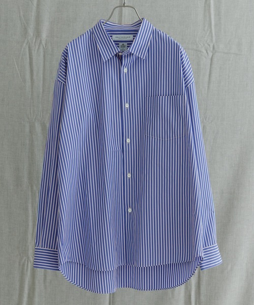 THOMAS MASON（トーマス メイソン）の「トーマスメイソンオーバーシャツ（シャツ/ブラウス・メンズ・ブルー/ホワイト/ロイヤルブルー/グレー系その他・MEDIUM/LARGE/X-LARGE）」の3枚目の写真