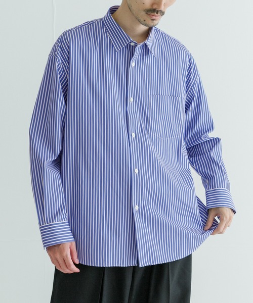 THOMAS MASON（トーマス メイソン）の「トーマスメイソンオーバーシャツ（シャツ/ブラウス・メンズ・ブルー/ホワイト/ロイヤルブルー/グレー系その他・MEDIUM/LARGE/X-LARGE）」の12枚目の写真