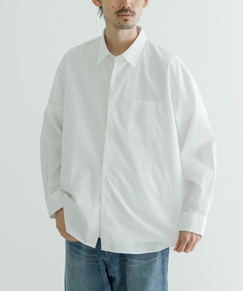 THOMAS MASON（トーマス メイソン）の「トーマスメイソンオーバーシャツ（シャツ/ブラウス・メンズ・ブルー/ホワイト/ロイヤルブルー/グレー系その他・MEDIUM/LARGE/X-LARGE）」の16枚目の写真