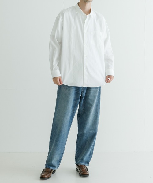 THOMAS MASON（トーマス メイソン）の「トーマスメイソンオーバーシャツ（シャツ/ブラウス・メンズ・ブルー/ホワイト/ロイヤルブルー/グレー系その他・MEDIUM/LARGE/X-LARGE）」の17枚目の写真