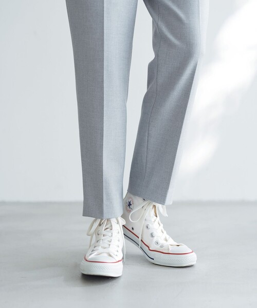 UNFILO（アンフィーロ）の「beauty warm テーパードパンツ（その他パンツ・レディース・グレー系4/アイボリー系/ネイビー系/黄土色系/ブラック系/サックスブルー系/ライトグレー系/黄土色系3・XX-SMALL/X-SMALL/SMALL/MEDIUM/LARGE/SS/ST/MS/MT/LS/L/LT）」の13枚目の写真