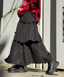 CIAOPANIC | ナイロンランダムフリルスカート(スカート)