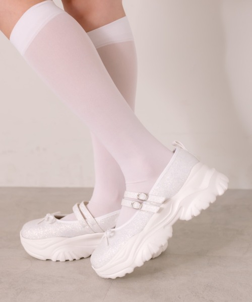 OLIVE des OLIVE（オリーブデオリーブ）の「スニーカーソールバレーシューズ（スニーカー・レディース・ピンク/ホワイト・LARGE/MEDIUM/SMALL）」の20枚目の写真