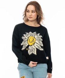 ELEMENT eden（エレメントエデン）の「ELEMENT レディース FLOWER CHILD CREW KN セーター/エレメントフラワーモチーフクルーネックセーター（ニット/セーター）」