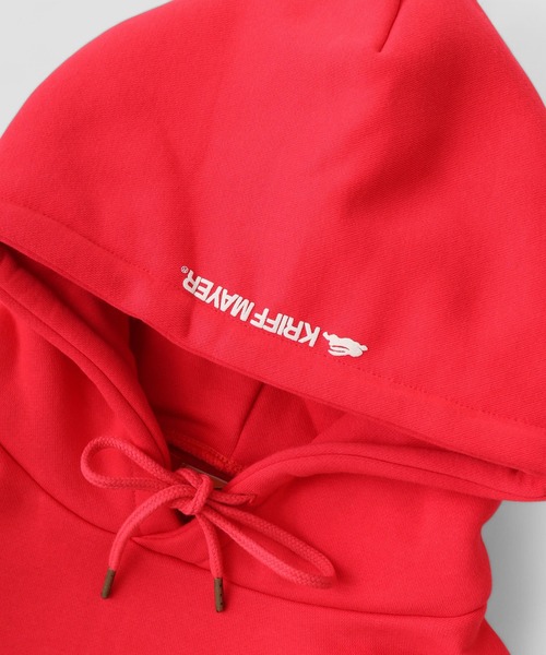 KRIFF MAYER（クリフメイヤー）の「KRIFF MAYER College logo sweatshirt pullover hoodie / カレッジロゴスウェット プルオーバーパーカー フーディー unisex（パーカー・メンズ・マルチ/レッド/ネイビー・XL/L/M）」の8枚目の写真