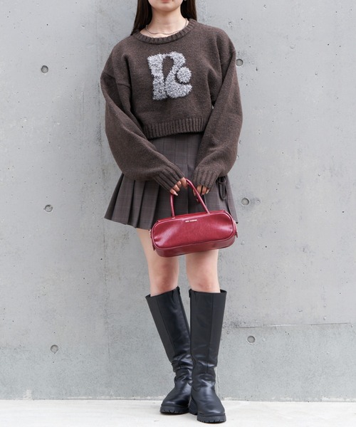 RAY CASSIN(レイカズン)の「【500mlのペットボトルも入る】ヨコナガボストンバック(ボストンバッグ・レディース・ブラウン/レッド/ブラック・FREE)」の16枚目の写真