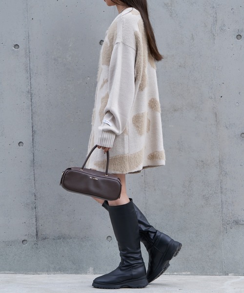 RAY CASSIN(レイカズン)の「【500mlのペットボトルも入る】ヨコナガボストンバック(ボストンバッグ・レディース・ブラウン/レッド/ブラック・FREE)」の13枚目の写真