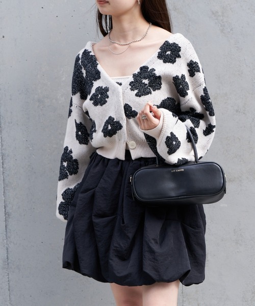 RAY CASSIN(レイカズン)の「【500mlのペットボトルも入る】ヨコナガボストンバック(ボストンバッグ・レディース・ブラウン/レッド/ブラック・FREE)」の7枚目の写真