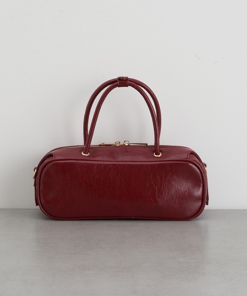 RAY CASSIN(レイカズン)の「【500mlのペットボトルも入る】ヨコナガボストンバック(ボストンバッグ・レディース・ブラウン/レッド/ブラック・FREE)」の20枚目の写真