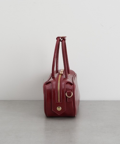 RAY CASSIN(レイカズン)の「【500mlのペットボトルも入る】ヨコナガボストンバック(ボストンバッグ・レディース・ブラウン/レッド/ブラック・FREE)」の19枚目の写真