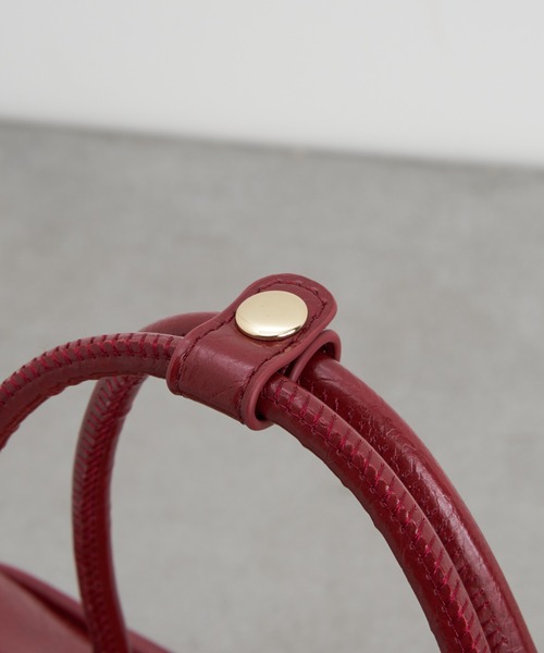 RAY CASSIN(レイカズン)の「【500mlのペットボトルも入る】ヨコナガボストンバック(ボストンバッグ・レディース・ブラウン/レッド/ブラック・FREE)」の22枚目の写真