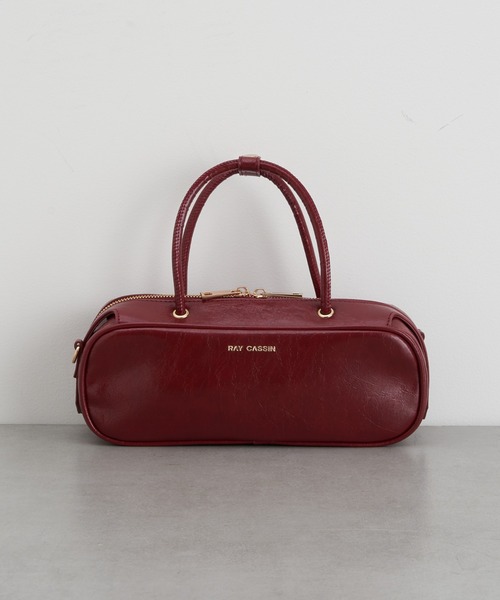 RAY CASSIN(レイカズン)の「【500mlのペットボトルも入る】ヨコナガボストンバック(ボストンバッグ・レディース・ブラウン/レッド/ブラック・FREE)」の18枚目の写真