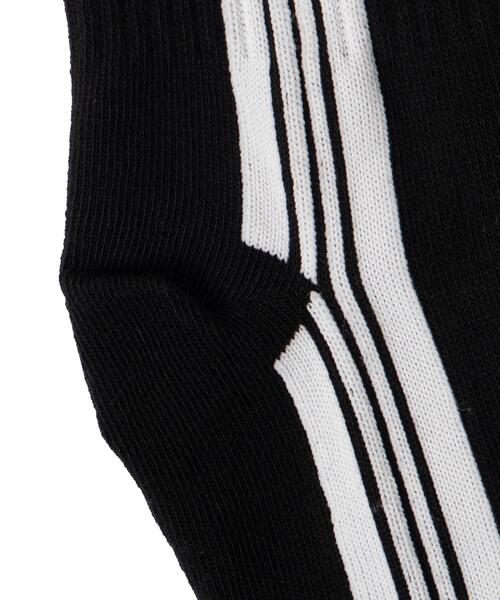 WEGO（ウィゴー）の「WEGO/サイドラインクルーソックス（ソックス/靴下・レディース・ブラック/ホワイト・23-25cm）」の9枚目の写真