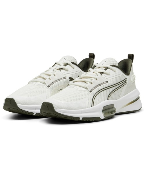 PUMA(プーマ)の「PUMA プーマ メンズ パワーフレーム トレーニング シューズ 3(スニーカー・メンズ・ブラック系その他/オリーブ・28.0cm/27.5cm/28.5cm/25.5cm/25.0cm/26.0cm/27.0cm/26.5cm)」の1枚目の写真