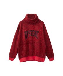 HYSTERIC GLAMOUR | VARSITY LOGO刺繍 オフタートルプルオーバー(スウェット)