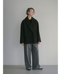 HER. | カシミヤブレンドハイウエストパンツ(その他パンツ)