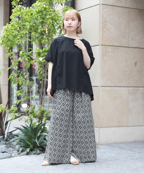 Brocanteインドプリント　ピエロパンツ Brocante パンツ 「Brocante / ブロカント」 インドプリント
