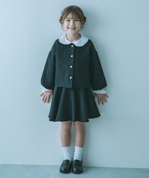 devirock（デビロック）の「えらべる フォーマルデザインブラウス（シャツ/ブラウス・キッズ・ホワイト系1/ホワイト系2/ホワイト系3・130cm/140cm/150cm/160cm/110cm/100cm/120cm）」の5枚目の写真