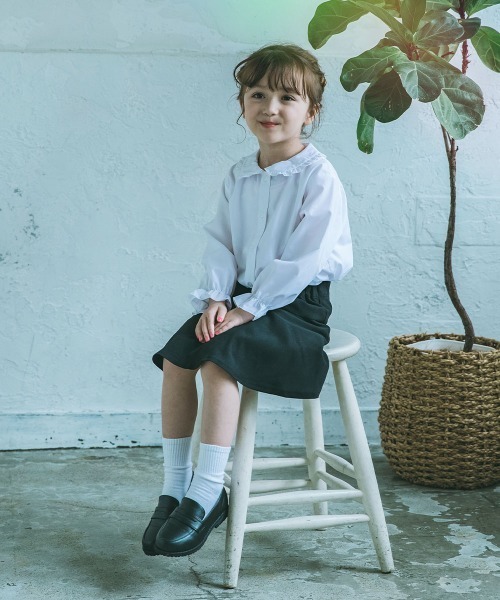 devirock（デビロック）の「えらべる フォーマルデザインブラウス（シャツ/ブラウス・キッズ・ホワイト系1/ホワイト系2/ホワイト系3・130cm/140cm/150cm/160cm/110cm/100cm/120cm）」の6枚目の写真