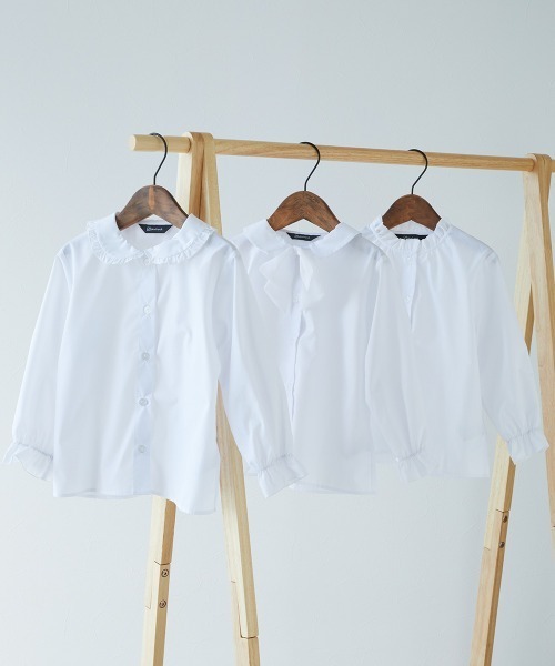 devirock（デビロック）の「えらべる フォーマルデザインブラウス（シャツ/ブラウス・キッズ・ホワイト系1/ホワイト系2/ホワイト系3・130cm/140cm/150cm/160cm/110cm/100cm/120cm）」の20枚目の写真